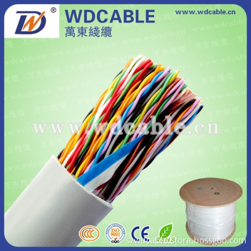 Factory Price UTP Cat5 100 Pairs Communication Telephone Cable